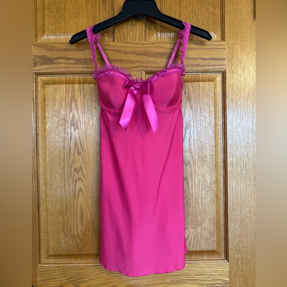 VTG Victoria’s Secret 2007 Sexy Little Things Pink Lace Nighty 36C